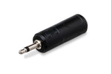 Hosa GMP-113 Adaptor, 1/4 in TS to 3.5 mm TS