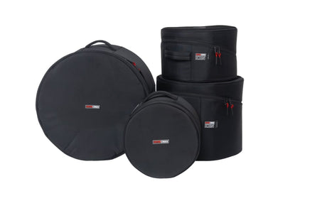 Gator Jazz Fusion Drum Set Bags; 20" x 16" BD, 10" x 7"