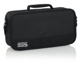 Black Aluminum Pedal Board; Small with Carry Bag