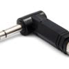 Hosa GPP-273 Right-angle Adaptor, 1/4 in TRS to Same