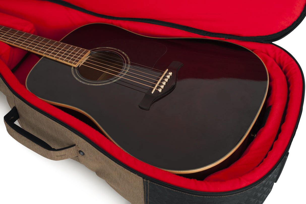 Gator Transit Acoustic Guitar Bag; Tan