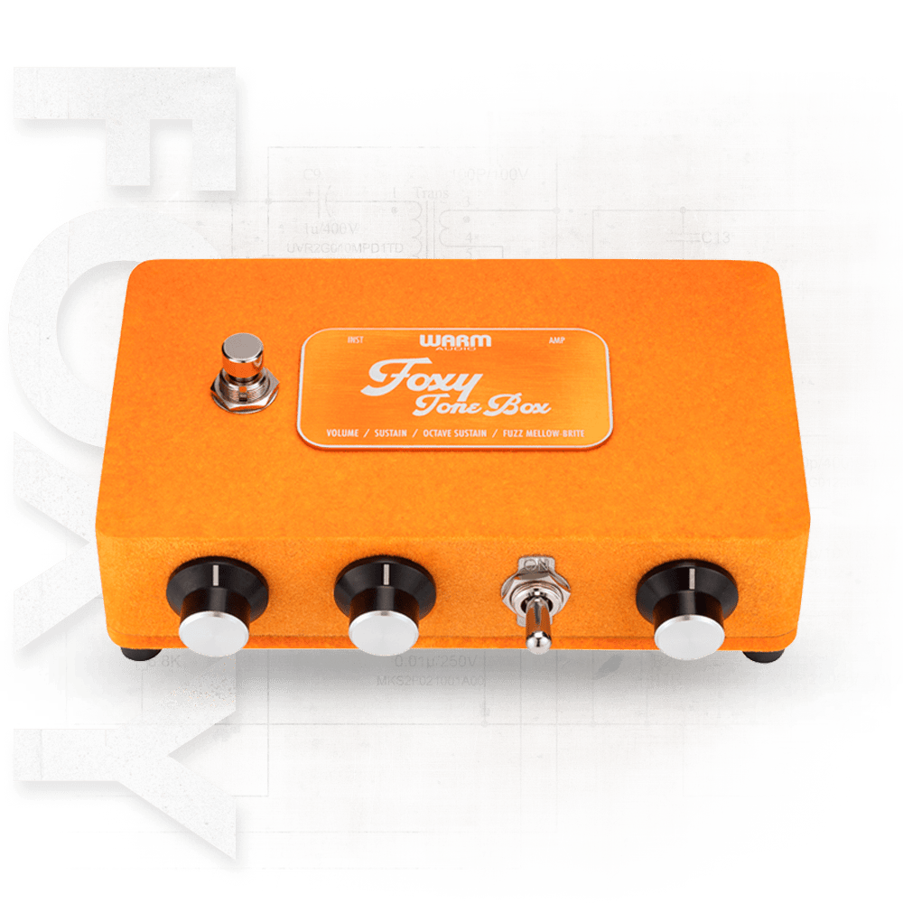 Warm Audio Foxy Tone Box Octave Fuzz Guitar Pedal
