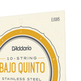 D'addario EJS85 Bajo Quinto 10-String set, Stainless Steel