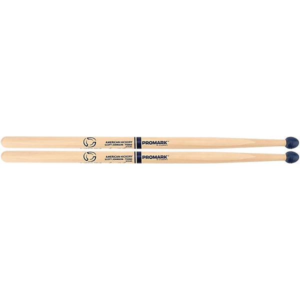 Promark System Blue Scott Johnson "ScoJo" Rubber Tip Practice Sticks