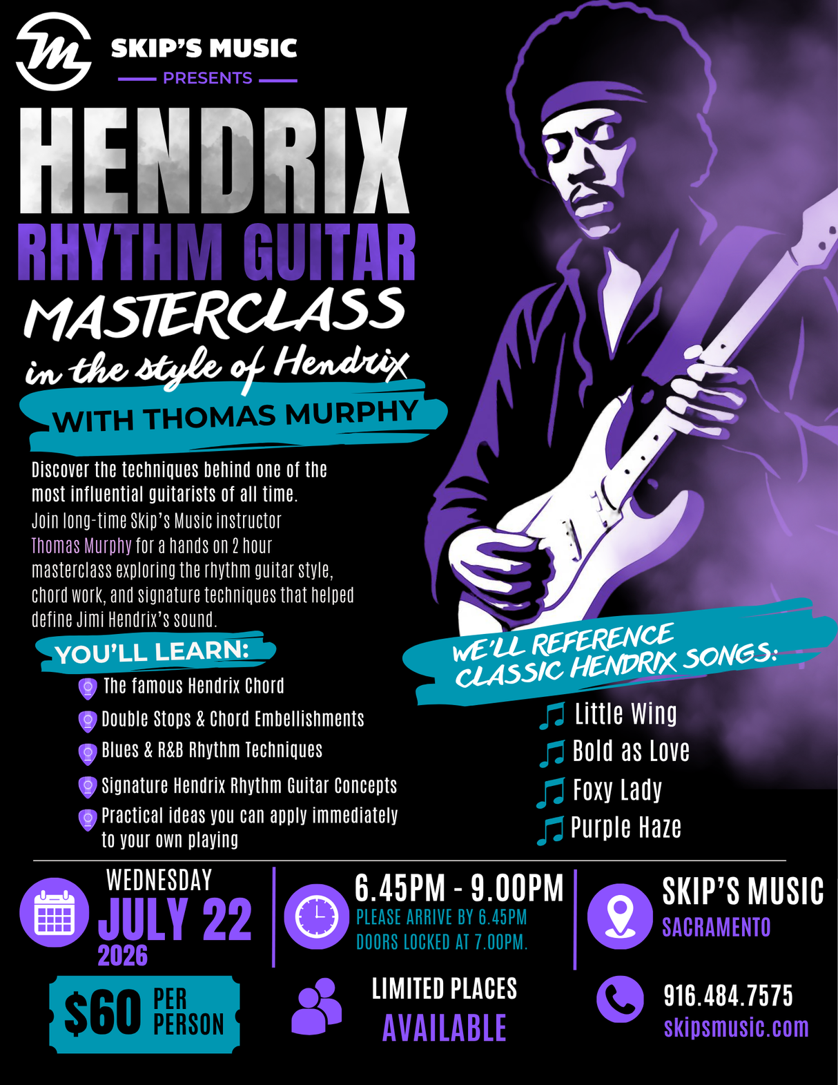 Hendrix Rhythm Guitar Masterclass - in the style of Hendrix
