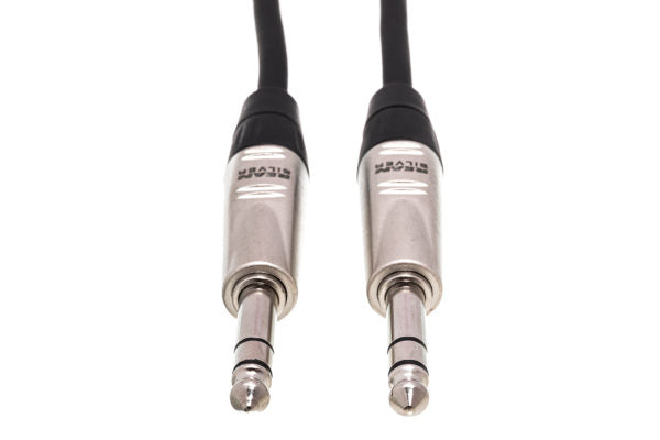 Hosa HSS-005 Pro Balanced Interconnect, REAN 1/4 in TRS to Same, 5 ft