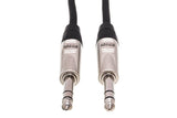 Hosa HSS-005 Pro Balanced Interconnect, REAN 1/4 in TRS to Same, 5 ft
