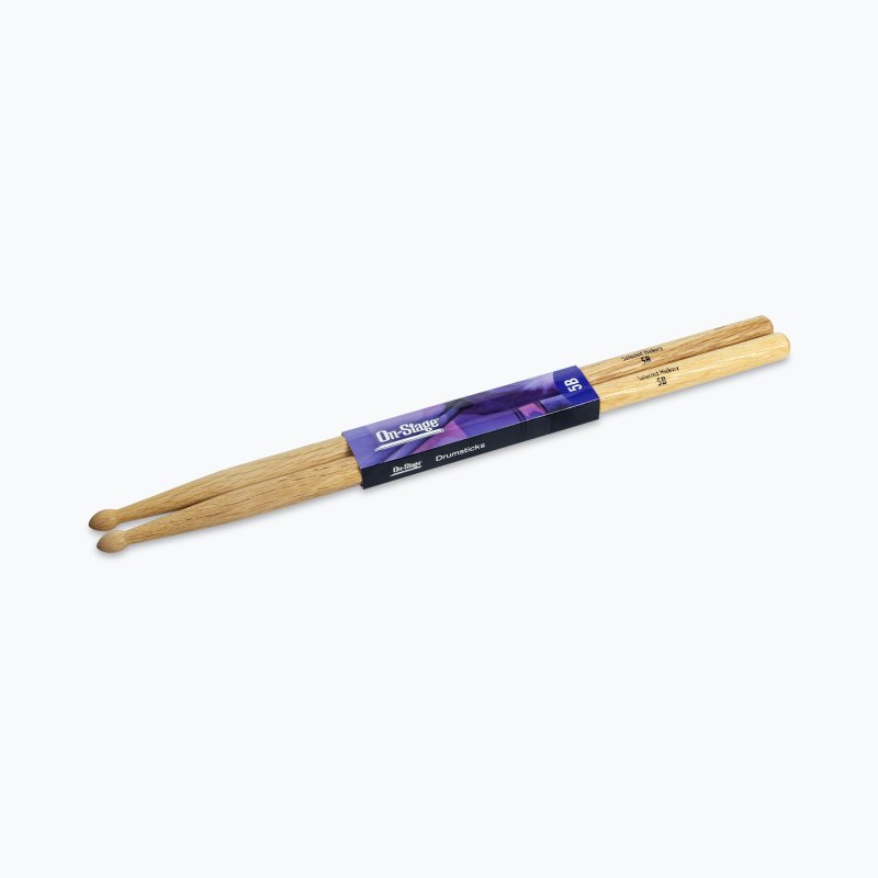 On-Stage Hickory Drumsticks - 5B - Wood Tip