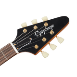 Epiphone 1958 Korina Flying V with White Pick Guard - Aged Natural