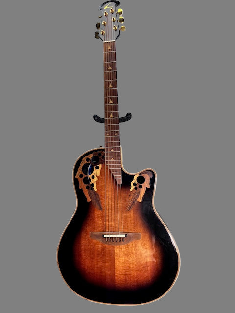Used Ovation 1768 Elite SBST w/case