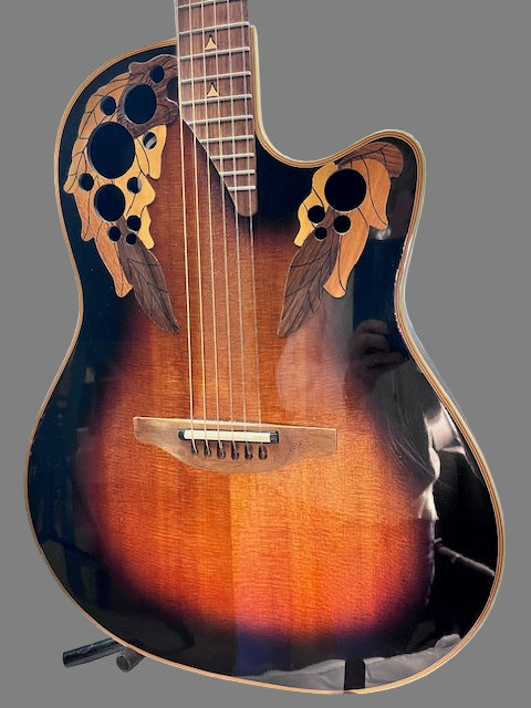 Used Ovation 1768 Elite SBST w/case