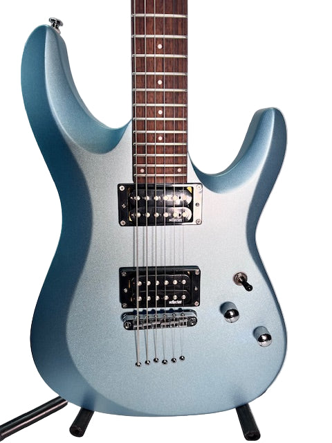Used Schecter C-6 Deluxe HH- Blue