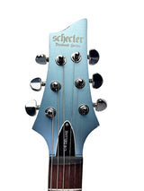 Used Schecter C-6 Deluxe HH- Blue