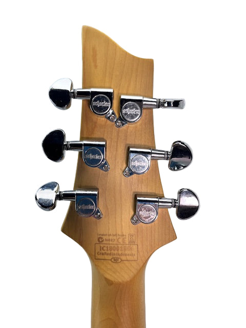 Used Schecter C-6 Deluxe HH- Blue