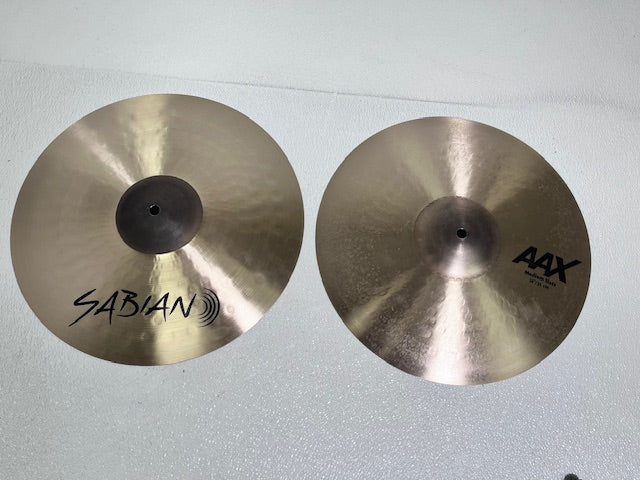 Used Sabian AAX 14" Medium Hats