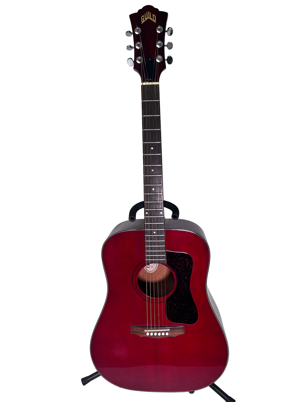 Used Guild Cherry Red D-25 W/Case