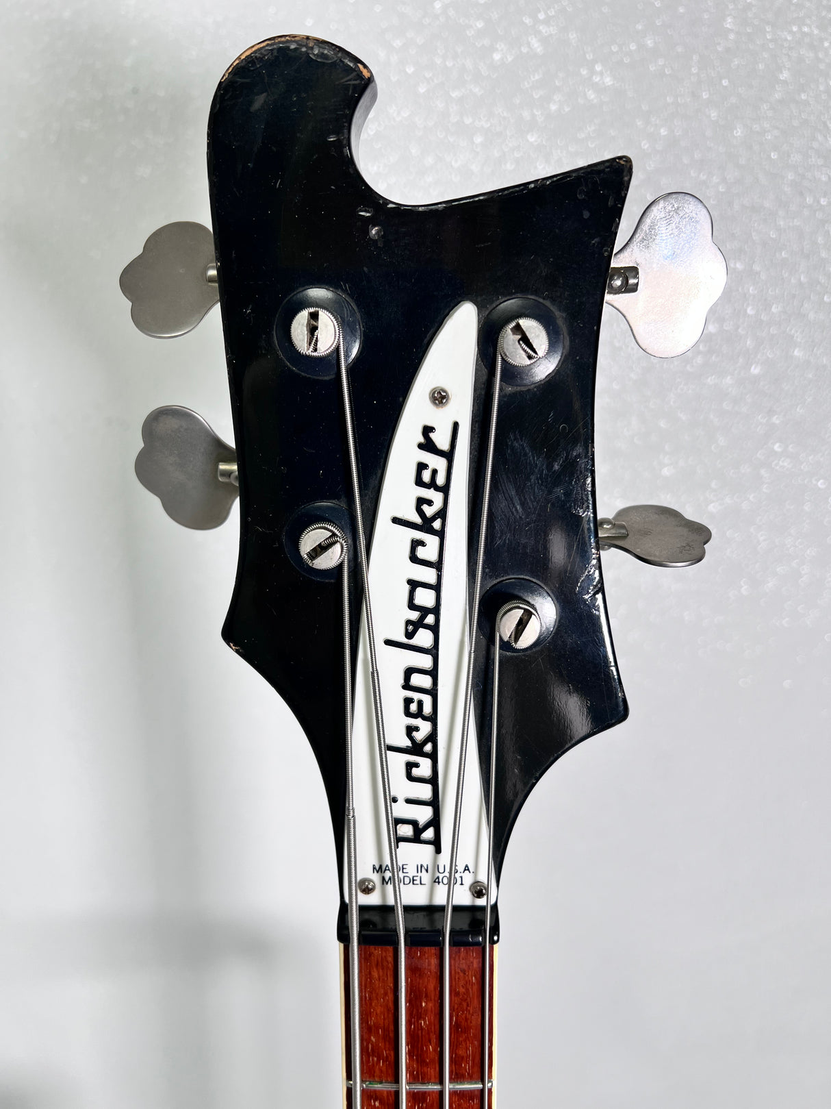 Used Rickenbecker 1976 4001 Model Bass Black w/ hard case