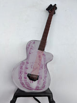 Guitar Lamps - Vintage Frosted Glass