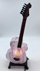 Guitar Lamps - Vintage Frosted Glass