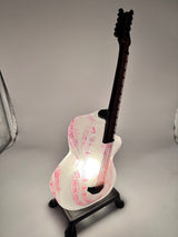 Guitar Lamps - Vintage Frosted Glass