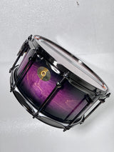 Used Noble & Cooley 6"x14" Beech Snare Gloss Purple Stain