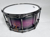 Used Noble & Cooley 6"x14" Beech Snare Gloss Purple Stain
