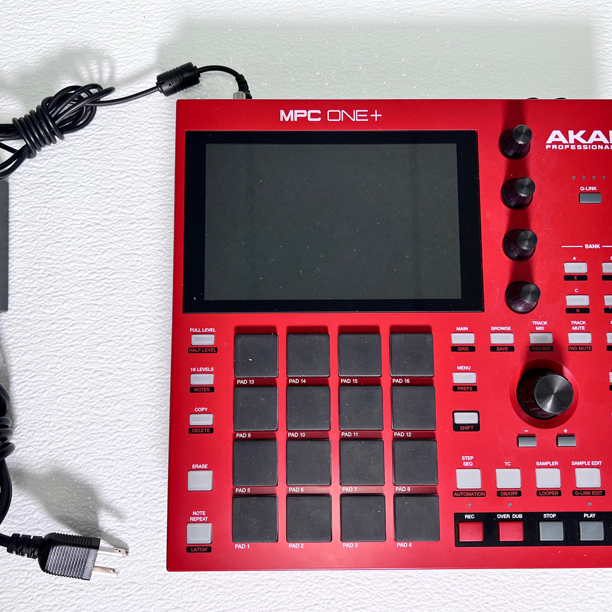 Used Akai MPC One+ Red with Power Supply – Skip's Music