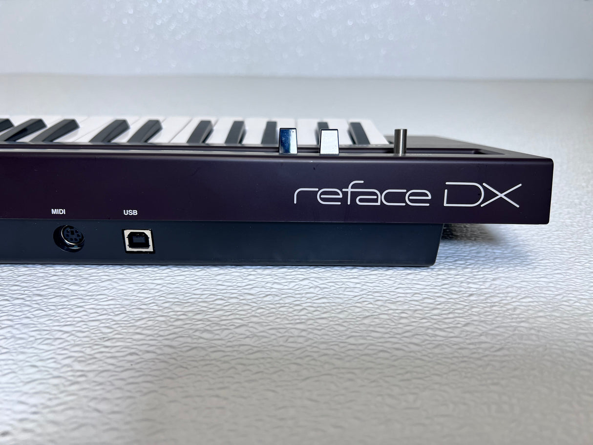 Used Yamaha Reface DX Synth Black w power supply