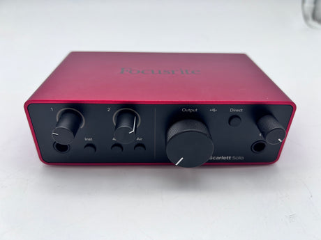 Used Focusrite Scarlett Solo Gen 4 Interface