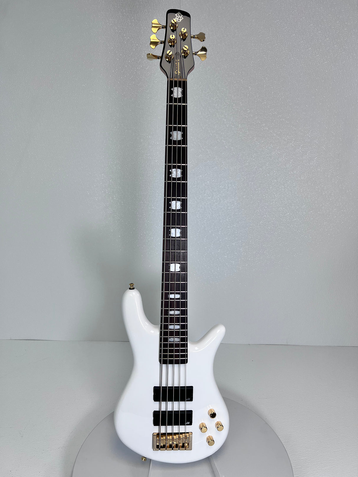 Used Spector Icon NS-5 Bolt-On 5-String Bass - White Gloss