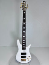 Used Spector Icon NS-5 Bolt-On 5-String Bass - White Gloss