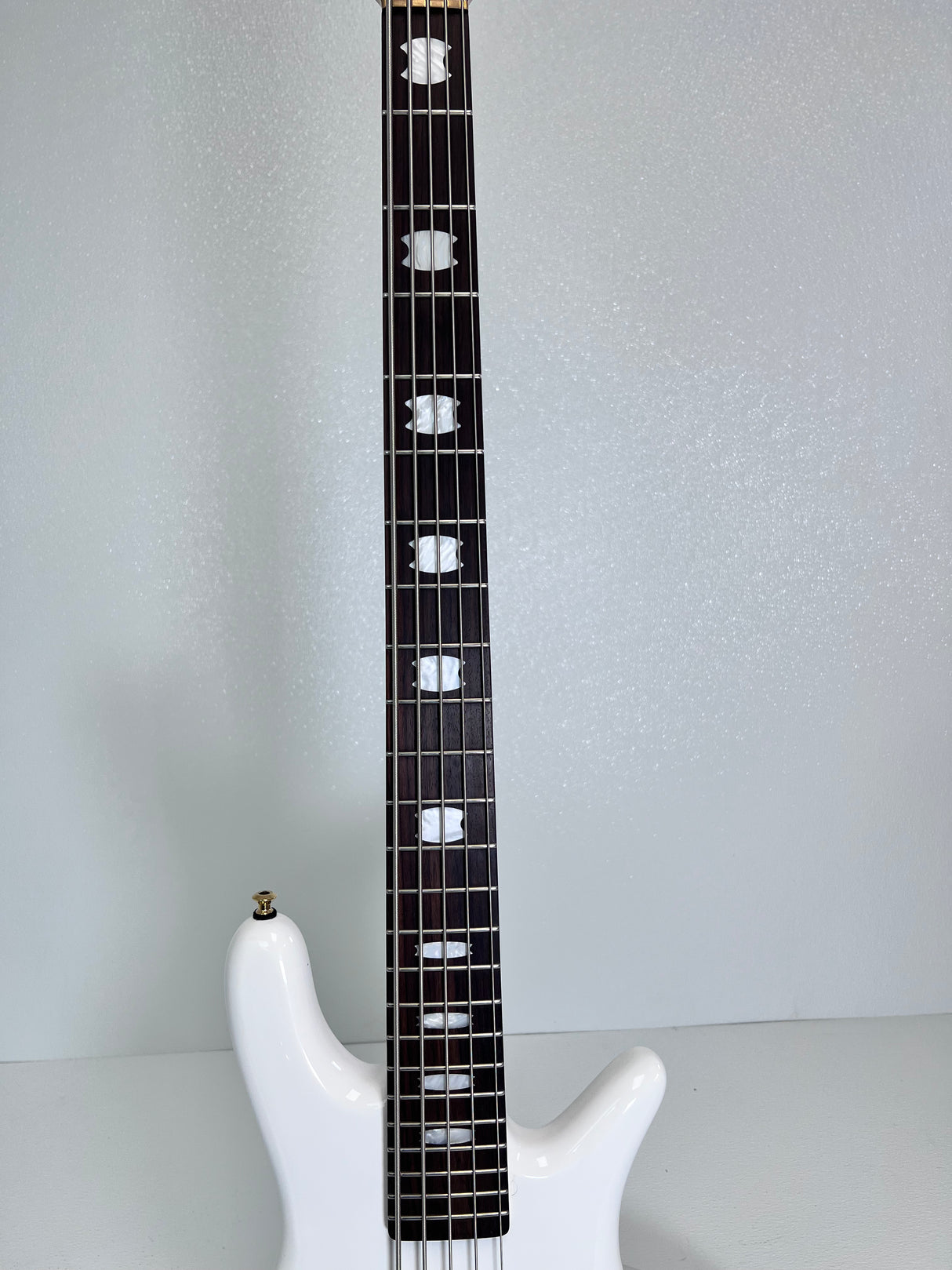 Used Spector Icon NS-5 Bolt-On 5-String Bass - White Gloss