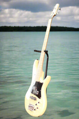 USED Ibanez SRMBD200K Medium scale bass guitar, Ivory (AVAIL022025)