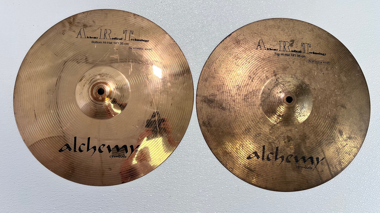 Used Instanbul AGOP Alchemy ART 14" Hi Hats