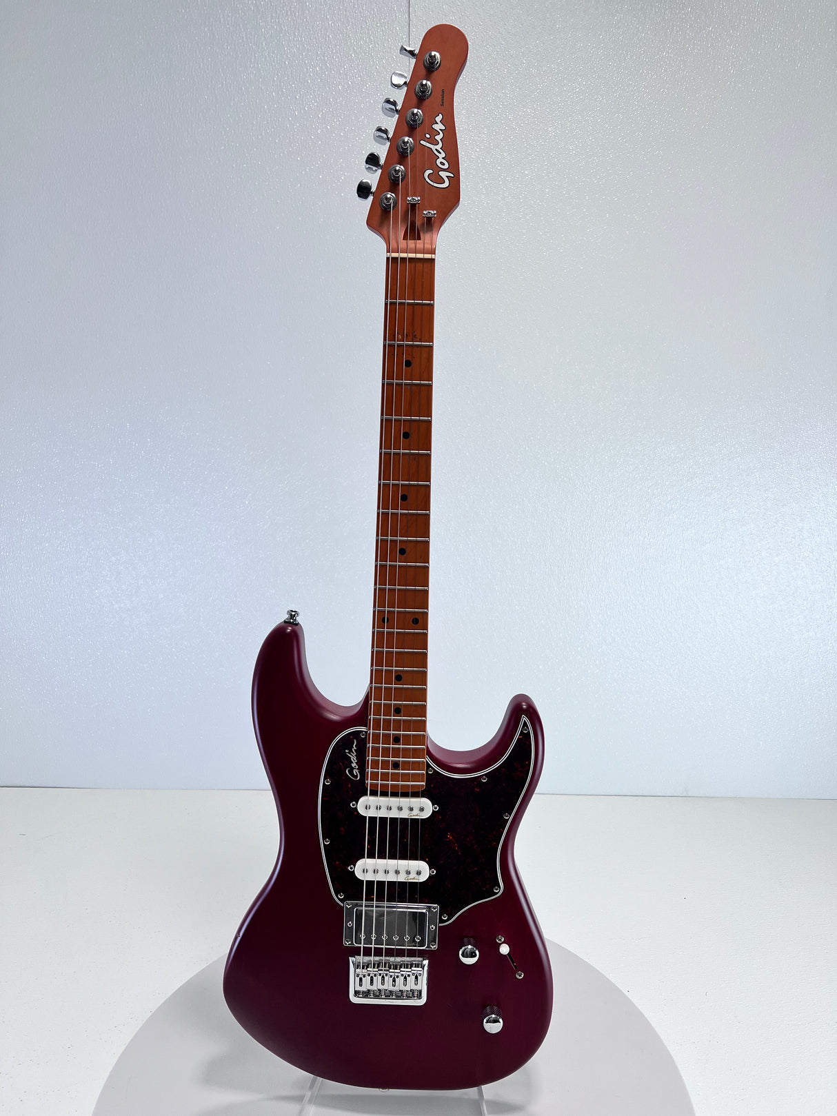 Used Godin Session HT Aztec Red Electric Guitar W/ Gig Bag