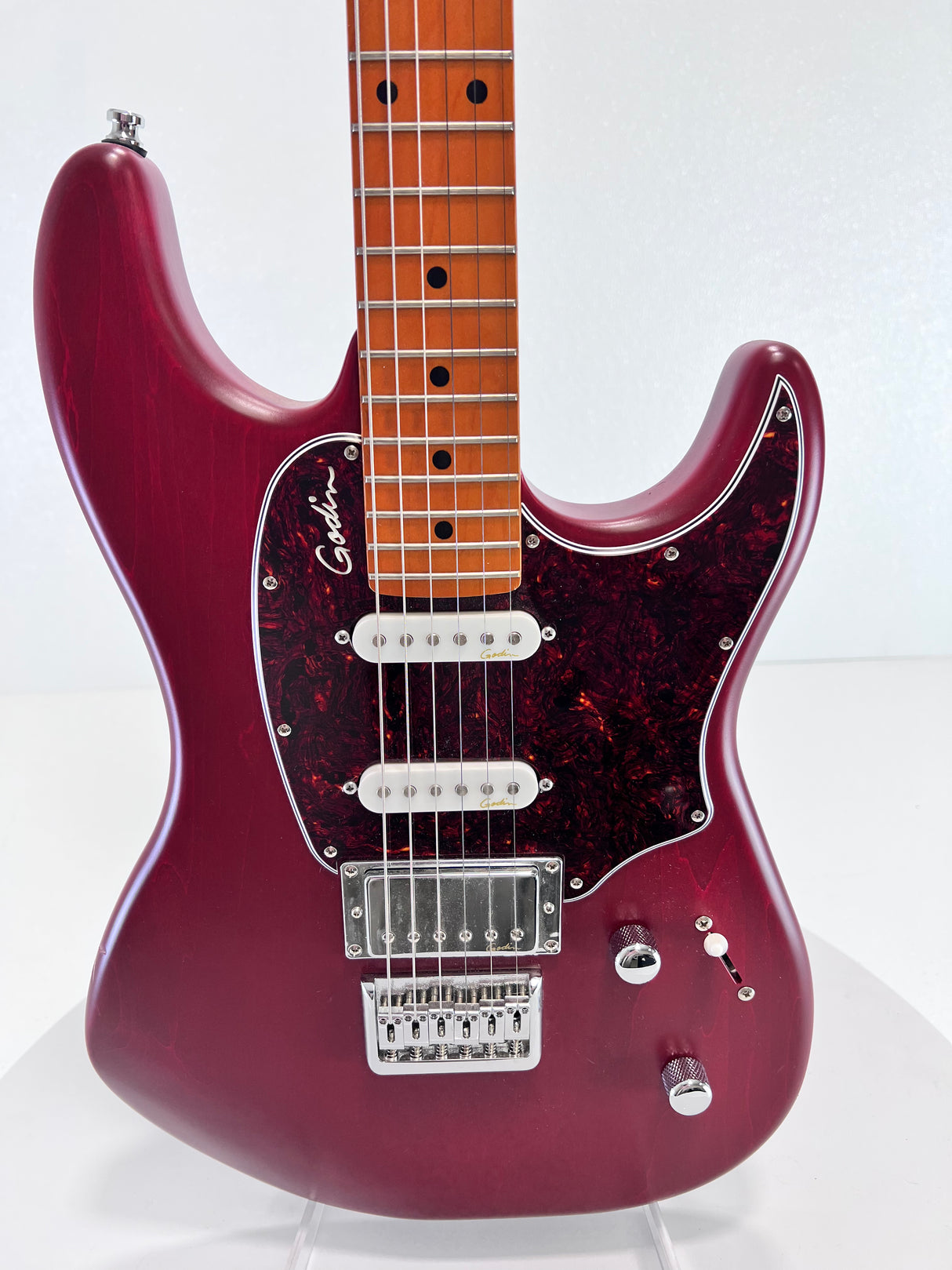 Used Godin Session HT Aztec Red Electric Guitar W/ Gig Bag