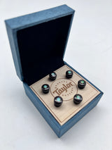 Taylor Bone Brown w/White Opal Bridge Pin Set 7260-6