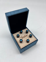 Taylor Bone Brown w/Turquoise Bridge Pin Set 7260-8