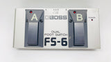 Used Boss FS-6  Footswitch