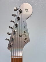 Used Fender H.E.R  MN Stratocaster Chrome Glow W/Case