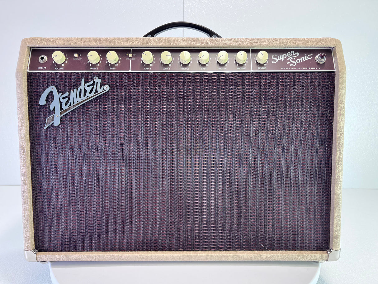 Used Fender Super Sonic 22 Amp W/ Effects Switch & Power lead