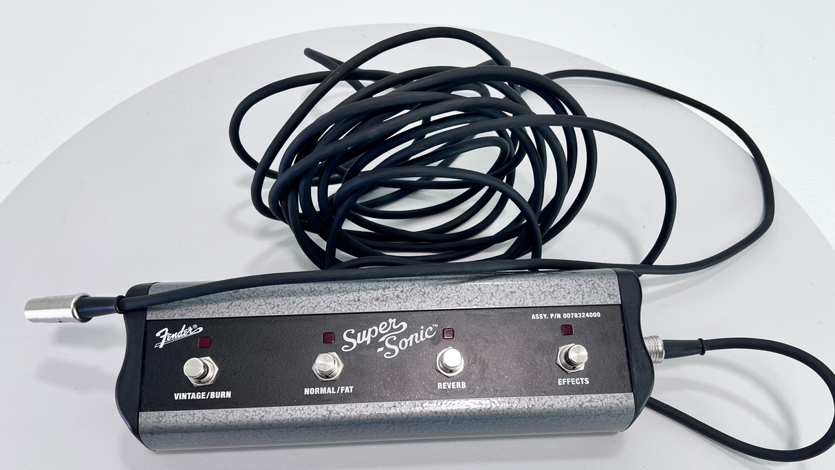 Used Fender Super Sonic 22 Amp W/ Effects Switch & Power lead