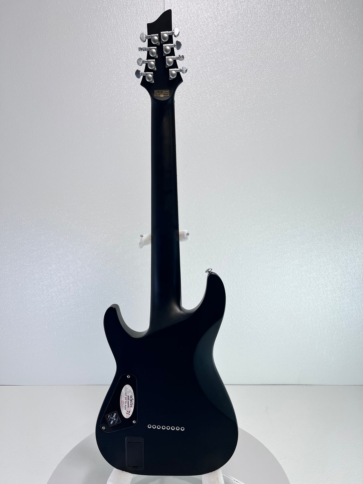 Used Schecter Damien Platinum & 8 String Super Strat W /Hard Case