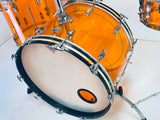 Used Ludwig 5 pc 1970's Vistalite Orange Amber