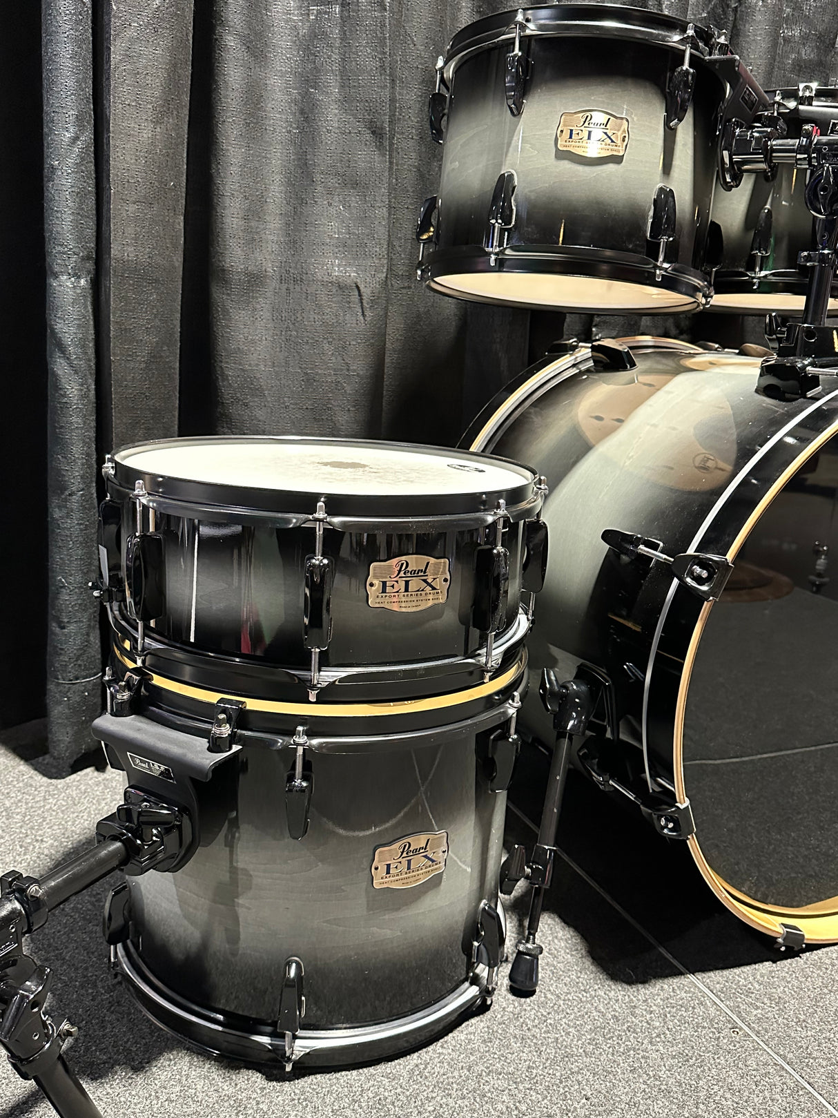 Used Pearl ELX Export 5pc Drum Kit