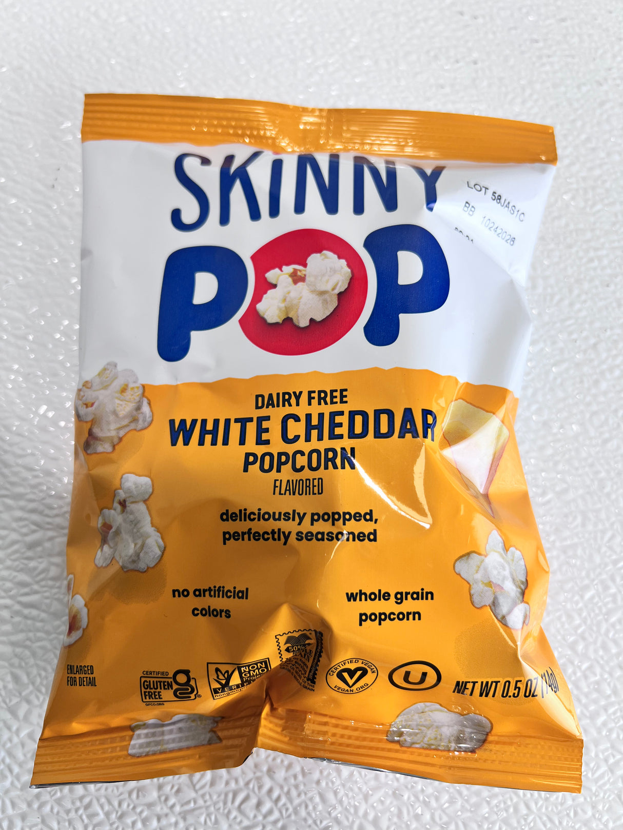 Skinny Popcorn - white cheddar