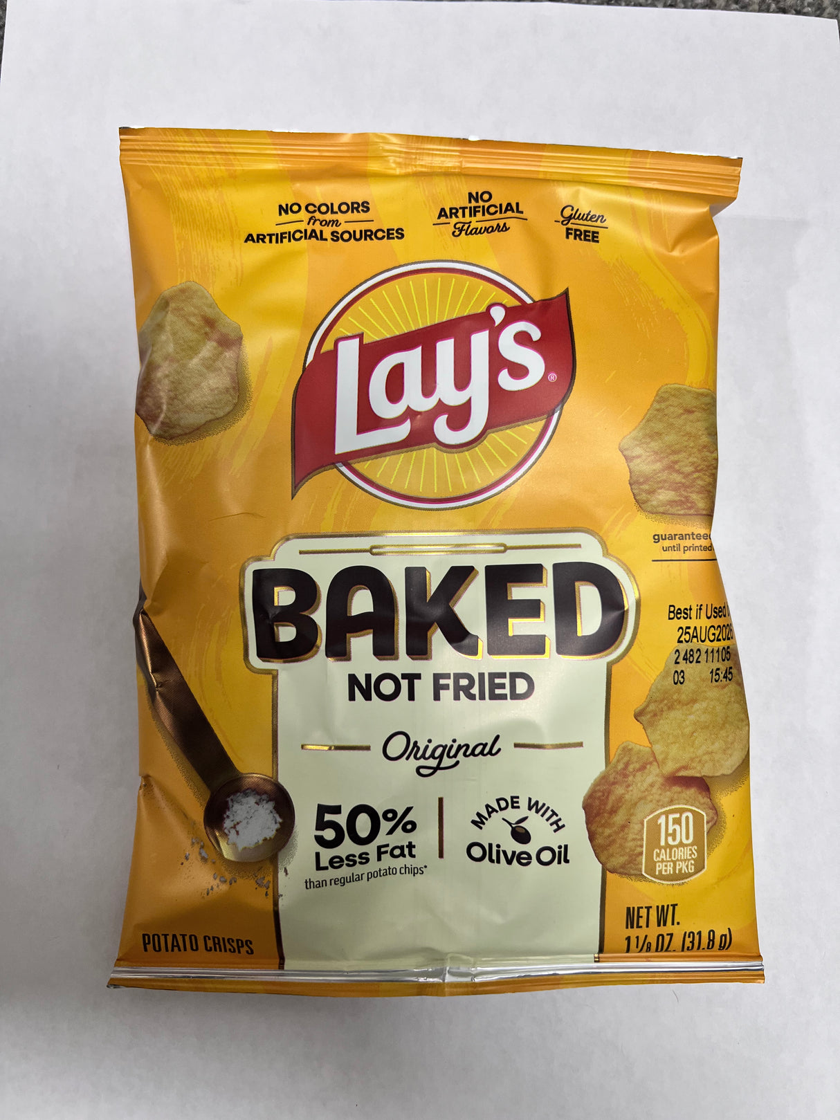 Lays Baked Chips- Plain Olive Oil