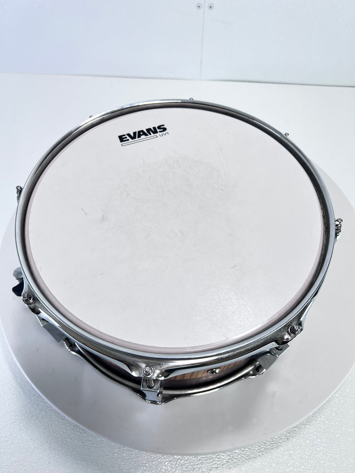 Used Pork Pie 13"x7" Exotic Rosewood & Zebrawood Snare