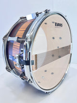 Used Pork Pie 13"x7" Exotic Rosewood & Zebrawood Snare