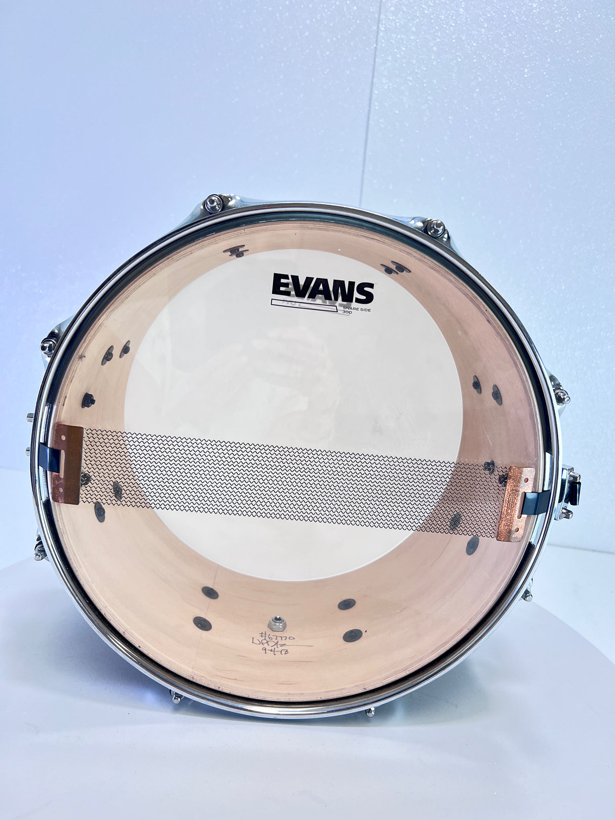Used Pork Pie 13"x7" Exotic Rosewood & Zebrawood Snare
